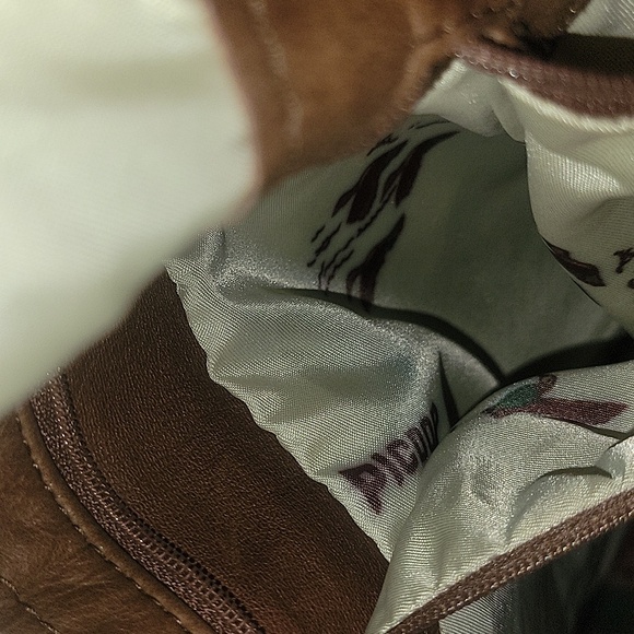 PICOR Men's Brown Leather Coat - Picture 11 of 13